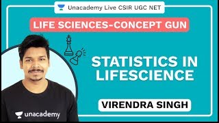 Concept Gun  Statistics In Lifescience  Life Science  Virendra Singh  Unacademy Live [upl. by Fry]