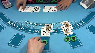 BLACKJACK 1500 BUY IN 6 DECK SESSION [upl. by Nevanod]