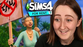 Playing The Sims 4 For Rent ALL DAY Streamed 12223 [upl. by Ehcsrop784]