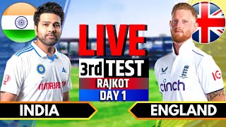 India vs England 3rd Test  India vs England Live  IND vs ENG Live Score amp Commentary Session 3 [upl. by Bartholomeus458]