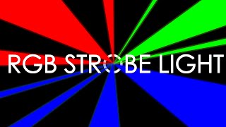 RGB Strobe Light 🔴🟢🔵  ⚠️ Epilepsy Warning [upl. by Ettedo687]