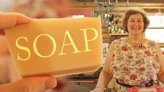 Beckys Homemade Bar Soap Recipe How to Make Soap with Lye [upl. by Kerk]