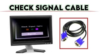 How To Solve Check Signal Cable on PC ¦ Solution ¦ 2022 ¦ [upl. by Adelheid]