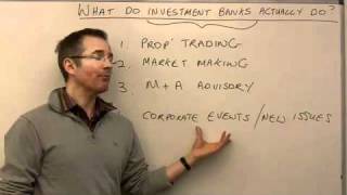 What do investment banks actually do  MoneyWeek Investment Tutorials [upl. by Anilem]