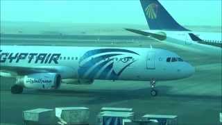 Egyptair Business Class A330200 Cairo to Riyadh [upl. by Wehtam]