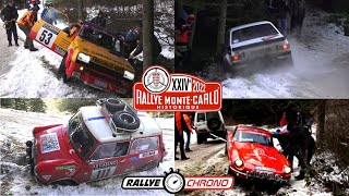 Rallye Monte Carlo Historique 2022  Crash amp Mistakes  RallyeChrono [upl. by Abe]