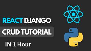 React Django Crud Tutorial  Learn React Python Django In 1 Hour  For Beginners [upl. by Bondie]