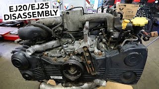 SUBARU Engine Rebuild  EJ20  EJ25 Teardown How To [upl. by Ricca]