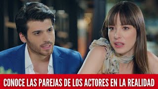 Parejas de los actores de Luna Llena  Dolunay [upl. by Ayotak]