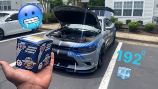 INSTALLING A 192 DEGREE THERMOSTAT ON MY 2021 DODGE CHARGER SCATPACK 🔥🔥 [upl. by Romeyn]