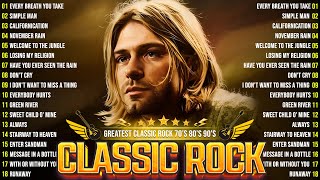 Best Classic Rock Songs Of All Time🔥Metallica ACDC Aerosmith Bon Jovi💥70s 80s 90s Classic Rock [upl. by Hecklau]