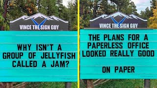 Someone In Colorado Is Putting Up The Funniest Signs NEW  Funny Daily [upl. by Janiuszck]