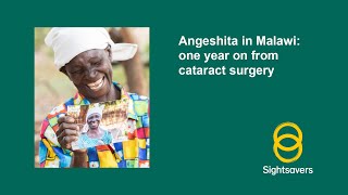 Angeshita in Malawi – one year on from cataract surgery [upl. by Deny]