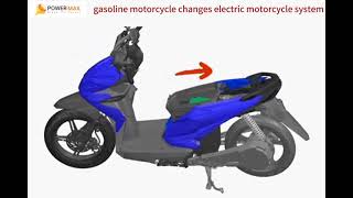 Converting Gas Motorcycle To Electric [upl. by Rebmac]