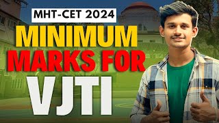 Marks required to get into VJTI College Mumbai  Kitne marks pe VJTI College milega  MHTCET 2024 [upl. by Ahsiekahs]