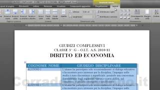 Gestire tabelle di Office Word su più pagine [upl. by Oinotnaesoj]