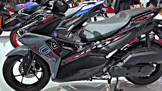 New Yamaha aerox 2024 in Black gray color option [upl. by Darya950]