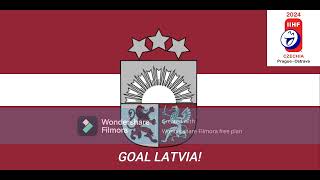 Team Latvia IIHF World Championship 2024 Goal horn [upl. by Lletram]