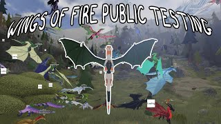 Wings of Fire BETA  Testing Server Silliness [upl. by Adaynek]