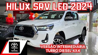 AVALIAÇÃO NOVO TOYOTA HILUX SRV LED 2024 TURBO DIESEL 4X4  A PICAPE QUE ILUMINA O CAMINHO 🚘💡🔦🛻 [upl. by Macdougall72]