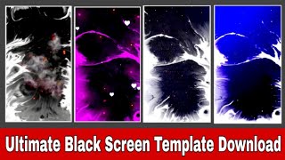 Black screen Template Video ll Ultimate Black Screen Template Background Download Kare [upl. by Shafer441]