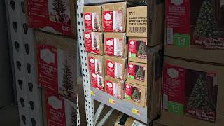 WALMART CHRISTMAS TREES 2023 SHOP WITH ME [upl. by Lessig]