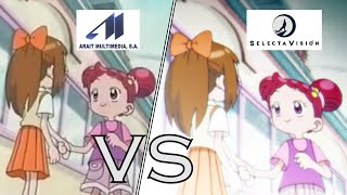 COMPARATIVA DE DOBLAJES DOREMI  MAGICAL SHARP Y PELÍCULA [upl. by Halak638]