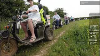 2016 06 07 Bredon Hill Ramble by Off Road Mobility Scooter [upl. by Sophia451]