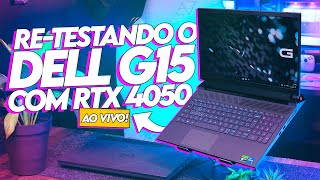 A culpa NÃO ERA do DELL G15 RETESTANDO o modelo com RTX 4050 e i5 13450HX Bench137 [upl. by Llered]