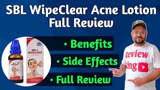 Sbl Wipeclear Acne Lotion Review  Wipeclear Acne Lotion  Sbls Wipeclear Acne Lotion  Acne lotion [upl. by Lek]