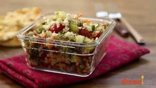 How to Make Quinoa Tabbouleh  Salad Recipes  Allrecipescom [upl. by Dnomaid]