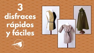 3 ideas de disfraces rápidos y fáciles [upl. by Opal659]