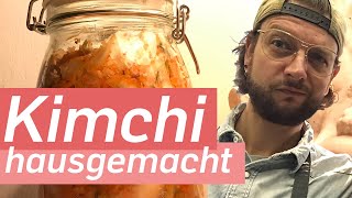 VEGANES KIMCHI einfach selbstgemacht das kann jeder DIY [upl. by Aanas]