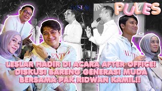 PULES  LESLAR SESI TANYA JAWAB BERSAMA PAK RIDWAN KAMIL TENTANG SOLUSI UNTUK KOTA JAKARTA [upl. by Yrolam244]