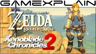 Zelda Breath of the Wild  How to Complete the Xenoblade Chronicles 2 DLC Sidequest Armor Guide [upl. by Sonitnatsnoc594]