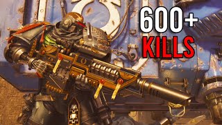 Space Marine 2  SOLO Sniper Dominates Ruthless Difficulty 600 Kills [upl. by Ahseinar]