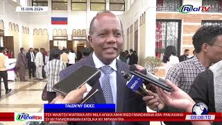 REAL NEWS  NY VAOVAO MARINA MIVANTANA 15 JONA 2024 Madagascar [upl. by Rayle]