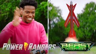 Power Rangers Beast Morphers  Fun with Rockets  Episode 6  Power Rangers Official [upl. by Navannod955]