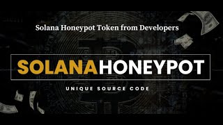 Create Honeypot Token on Solana SOL Fake and Block Liquidity Bot on Solana solana honeypot [upl. by Ardnovahs312]