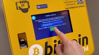 How to Use a Bitcoin ATM to Buy or Send Bitcoin More than 1000  Step by Step Guide [upl. by Nylsoj33]