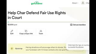 I Started A GoFundMe Fair Use Lawsuit [upl. by Anilad]