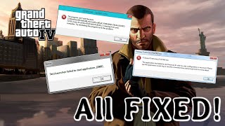 GTA 4 Errors Fixed  Quick Tutorial [upl. by Niryt279]