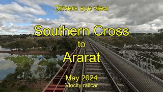 Drivers eye view Southern Cross to Ararat VL May 2024 [upl. by Nylqcaj]