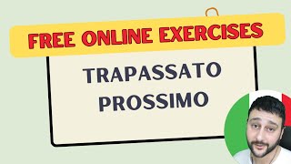 Trapassato Prossimo  Free Exercises Online  Italessons [upl. by Rehpinnej980]