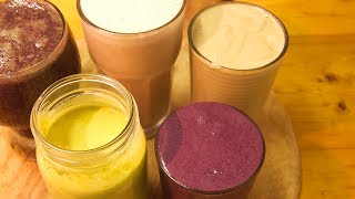 5 PALEO SMOOTHIES in 5 Minutes [upl. by Acul558]