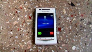 Sony Ericsson Xperia X8 Incoming Call [upl. by Ennad]