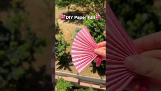 💖DIY Paper Fan💖 diy paperfan craft [upl. by Grane435]