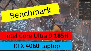 Intel 185H RTX 4060 Laptop Benchmark [upl. by Karoline]