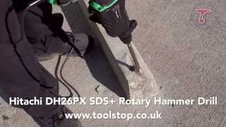 Hitachi DH26PX SDS Rotary Hammer Drill from Toolstop [upl. by Enialehs]