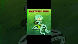 Squidward Now Vs Squidward Then 💀🥶🔥 Shorts Squidward Spongebob Cartoon Edit Capcut [upl. by Azilem66]